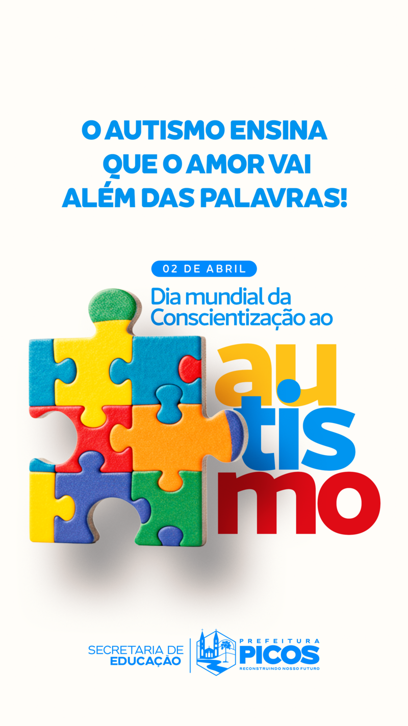 Dia Mundial de Conscientização do Autismo: escolas da rede municipal trabalham tema em sala de aula