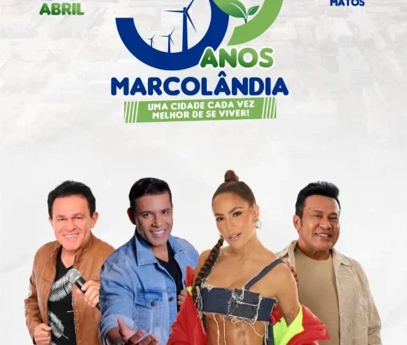 Prefeito Dr. Corinto Matos divulga programação completa do aniversário de 33 anos de Marcolândia. Veja!